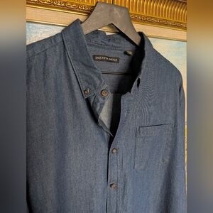 Saks Fifth Avenue Blue Denim Shirt